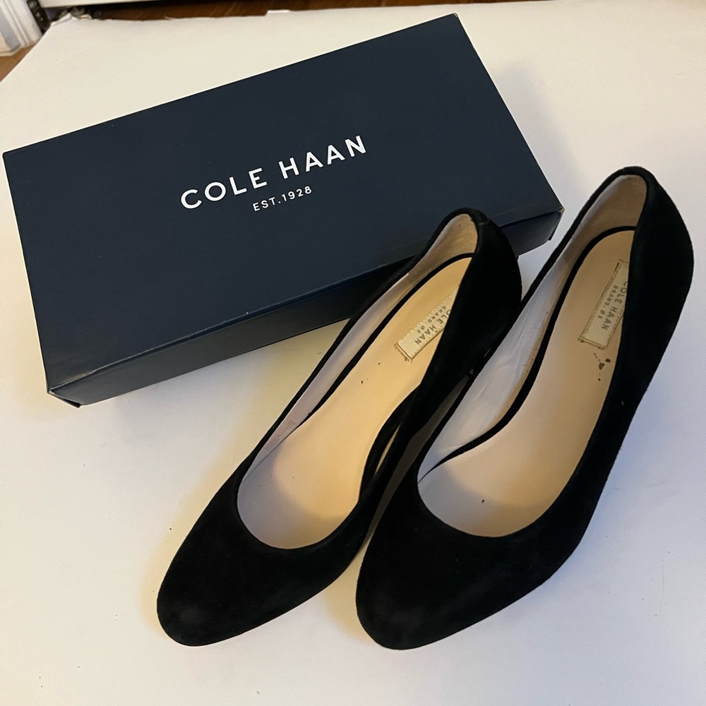 Classic suede pump